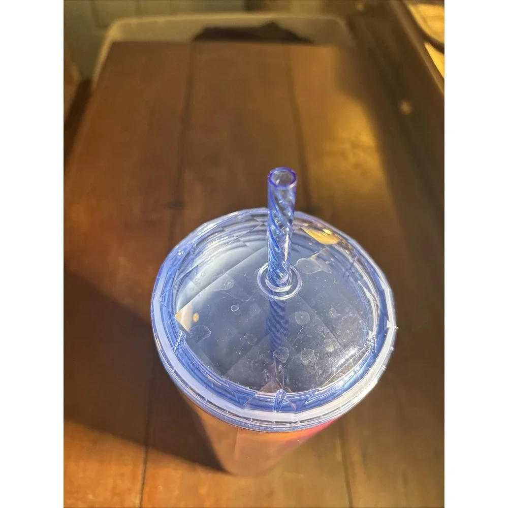 Starbucks 24 oz iridescent holographic unicorn‎ oil dome lid venti Tumbler.